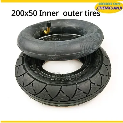 8 Inch Electric Scooter Special Tire 200x50 (8X2) Inner Tube Outer Tyre for Razor E100, E200, EPunk