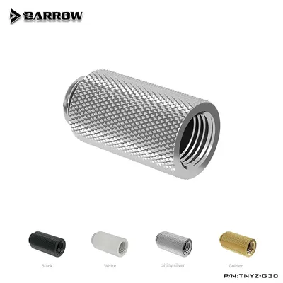 Barrow Water Cooling Extender Fittings G1/4 Male-Female Fitting For Construction Of Water-Cooled