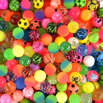 10/20/50Pcs Bouncy Ball Toys Kids Birthday Party Favors Gifts for Guests Rubber Bouncing Ball Pinata