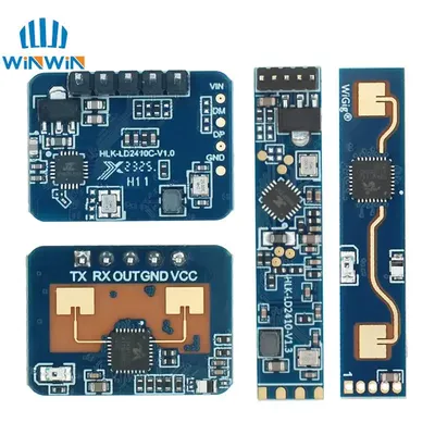 Hi-Link HLK-LD2410 LD2410B LD2410C 5V Mini FMCW 24G Smart Human Presence Status Sensor Radar Module