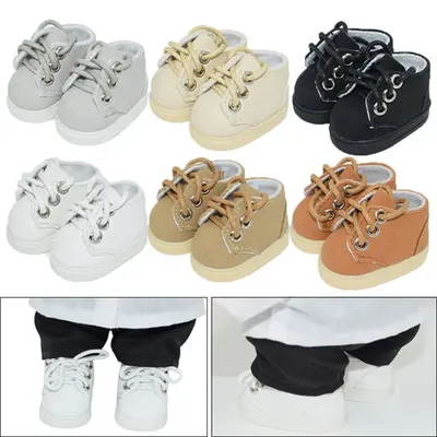 20cm Doll Shoes Clothes Accessories For 1/12 Dolls Casual Wear Shoes Fashion Sneakers DIY Doll Gift