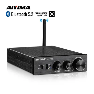 AIYIMA TPA3255 Bluetooth Power Amplifier A07 PRO Audio Amplifier 2.0 Stereo Speaker Amplifiers HiFi Amplificador Amp 300Wx2