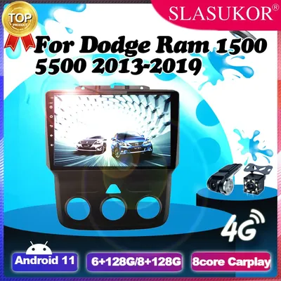 9 Inch DSP RDS Android 11 Radio Stereo For Dodge Ram 1500 5500 2013 2014-2019 Carplay Multimedia Player 4G LTE Wifi Carplay Auto