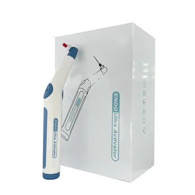 Dental Wireless Ultrasonic Activator Endo Ultra Activator Washing Tooth with 60 Tips USB Recharged Battery Dentistry Tools