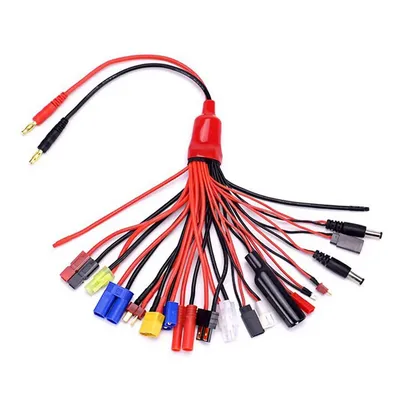 Multifunction Balance Charging 8IN1 / 19IN1 Cable Adapter XT60 EC3 EC5 HXT TAMIYAS For IMAX B6 B6AC
