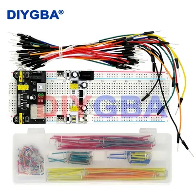 3.3V/5V MB102 Breadboard power module+MB-102 830 points Prototype Bread board for arduino kit +65pcs