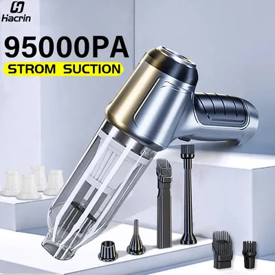 Car Vacuum Cleaner Portable Wireless Vacuum Cleaner 95000PA Strong Suction Handheld Vacuum Cleaner