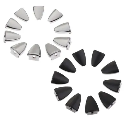 10 Pieces Iron Triangle Shape Drum Claw Hook for Bass Snare Drum Parts Accessories for Bass Snare