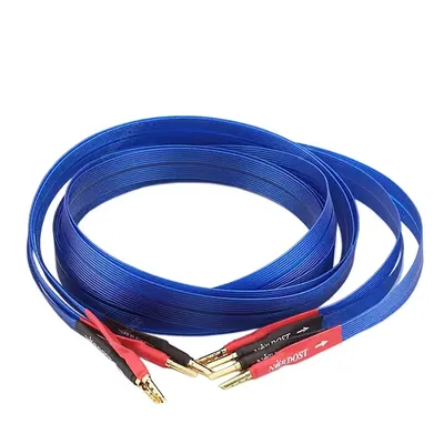 Pair Nordost Blue Heaven Speaker Cable Hifi Audio Audiophile Cable Falt Loudspeaker Wire Amplifier