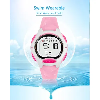 UTHAI CE13 Kids's Electronic Watch Girl Sports Waterproof Nightlight Alarm Clock Exam Student