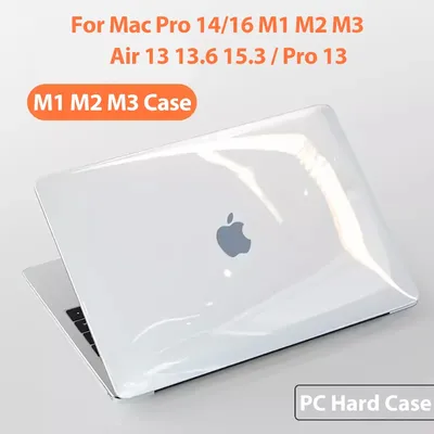 Laptop Cases for Macbook Pro 14 Case M2 M3 2023 Pro 16 Cover M1 Mac Book Air 13 Case 2025 13.6 Air