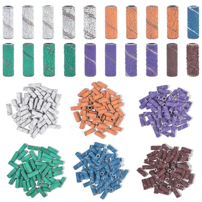KADS 3mm Mini Sanding Bands for Nail Drill Bits Small Manicure Nail Sanding Ring Bands Grinding Heads Nails Gel Removing Tool