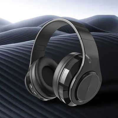 Headset Wireless Bluetooth Headset Colorful Luminous Card-Inserting Game Music Sports Support Mobile