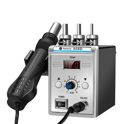 Hot Air Gun 858D BGA Rework Solder Station Heat Gun 220V 700W Hair Dryer For Soldering SMD SMT