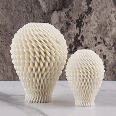 New Design Geometry Ball Silicone Candle Mold 3D Irregular Art Crafts Spherical Column Gypsum Epoxy