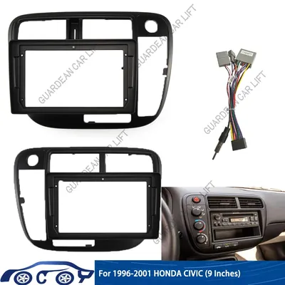 For 1996-1999 HONDA CIVIC MANUAL AC 9 Inch MP3 Player Car Radio Installation Double Din DVD GPS Mp5