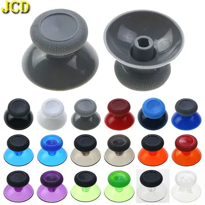 JCD 2 Pieces 3D Analog Thumbstick Thumb Stick Mushroom Joystick Cap Cover For Xbox One Series X S