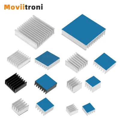 1/10pcs Aluminum Heatsink Multiscale Heat Sink Radiator Cooling for Electronic Chip IC Raspberry Pi