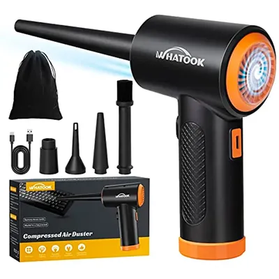 Electrical dust blower 3-speed Air Duster-performance-strong 60000 RPM air fan electronics cleaner