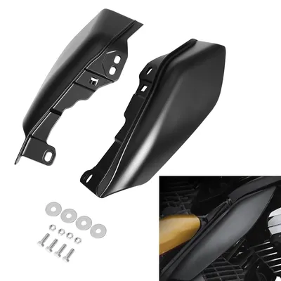 Motorcycle Mid-Frame Air Deflector Under Seat Engine For Harley Touring Street Electra Glide CVO