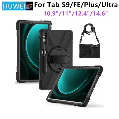 Heavy Duty Shockproof Case For Samsung Galaxy Tab A9 Plus A9+ 11" S9FE Tab S7 S8 S9 S10 FE Plus