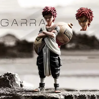 Anime figure NARUTO Figurine Gaara Figure GK PVC Statue Model Collectible Toys Gifts 26-28cm