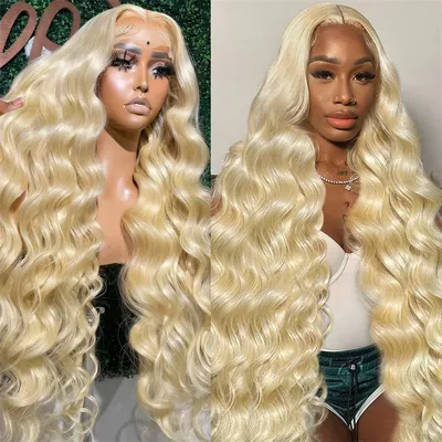 Silkwave 13x4 13x6 Hd 613 Body Wave Lace Frontal Wigs Human Hair Wigs For Women PrePlucked Honey