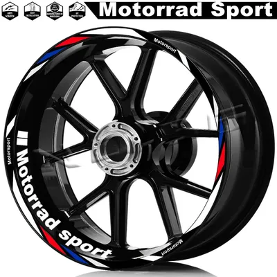 For R1250RS F900R/XR F800R S1000XR/RR/R R nine t R1200R G310R K600GTL Motorcycle Wheel Sticker Rim Stripe Decal Accessories