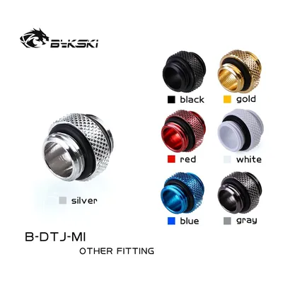 Bykski B-DTJ-MI PC water cooling fittings G1/4' Mini Double Male dual external thread tube