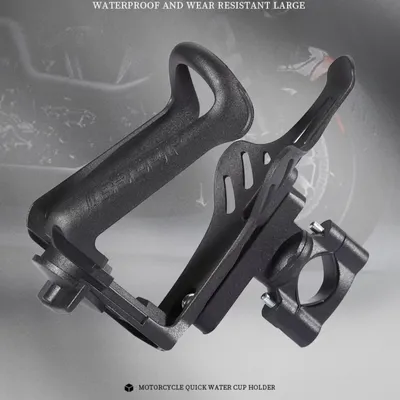 Width Adjustable Drink Bottle Holder for Motorcycle Scooter ATV Bike Suitable for Bottles of Different Sizes Cup Holder