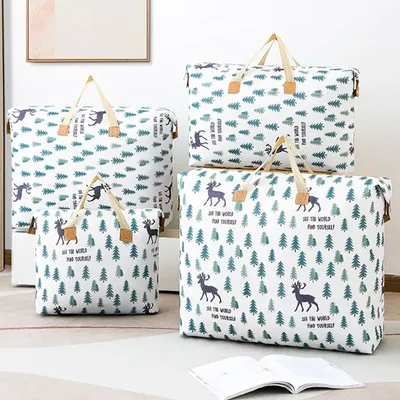 Quilt storage bag clothing finishing bag large-capacity quilt waterproof and moisture-proof moving