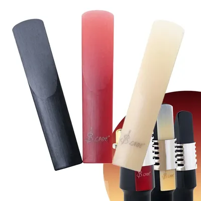 3Pcs Resin Plastic Saxophone Reeds Parts For Clarinet Soprano Alto Tenor Sax Professional