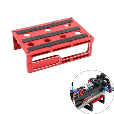 Aluminum Alloy Repair Station Work Stand Assembly Platform Holder for RC Car Universal 1/8 1/10
