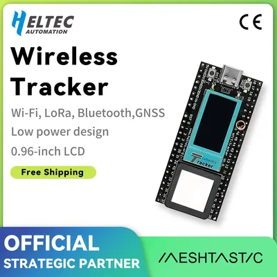Heltec ESP32 LoRa Meshtastic Asset Tracker SX1262 Wi-Fi Bluetooth GPS Tracker for Vehicle Bike Kids
