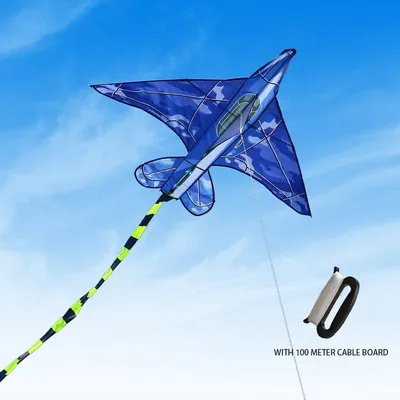 YongJian Plane Kites With Handle And Line For Kids Good Flying kites for kids ages 8-12 Outdoor Fun