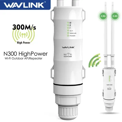Wavlink High Power 300Mbps Wireless Wifi Repeater Outdoor 2.4G Wireless Wifi Router /Long Range