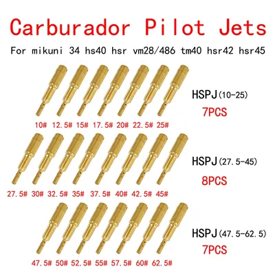 Mortorcycle Slow Pilot Jet Set vm28/486 For mikuni HS40 HSR42/45/48 RS34-RS40 TM33 TM36 TM40