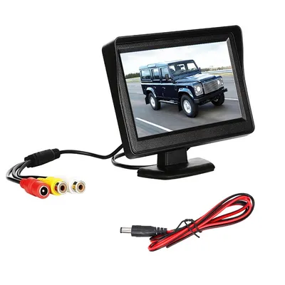 HD Car Monitor 4.3Inch Screen For Rear View Reverse Camera TFT LCD Display HD Digital Color Car