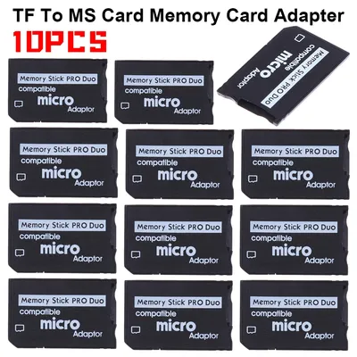 1-10PCS New Micro SD TF to MS Card Adapter Mini Memory Stick Card Reader Adapter Replacement Parts