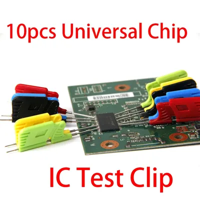 10PCS Universal IC Chip micro IC clamp SOP SOIC TSSOP TSOP SSOP MSOP PLCC QFP TQFP LQFP SMD IC Chip