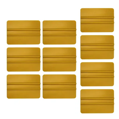 10pcs Carbon Fiber Film Vinyl Wrapping Squeegee Car Wrap Window Tint Tool Cleaning Scraper Sticker