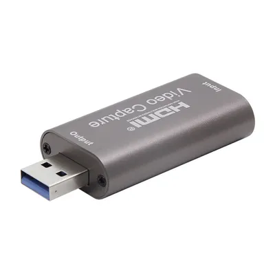 USB Audio Video Capture Card 4K 1080P HDMI-compatible USB 3.0 Record to DSLR Camcorder Action Cam