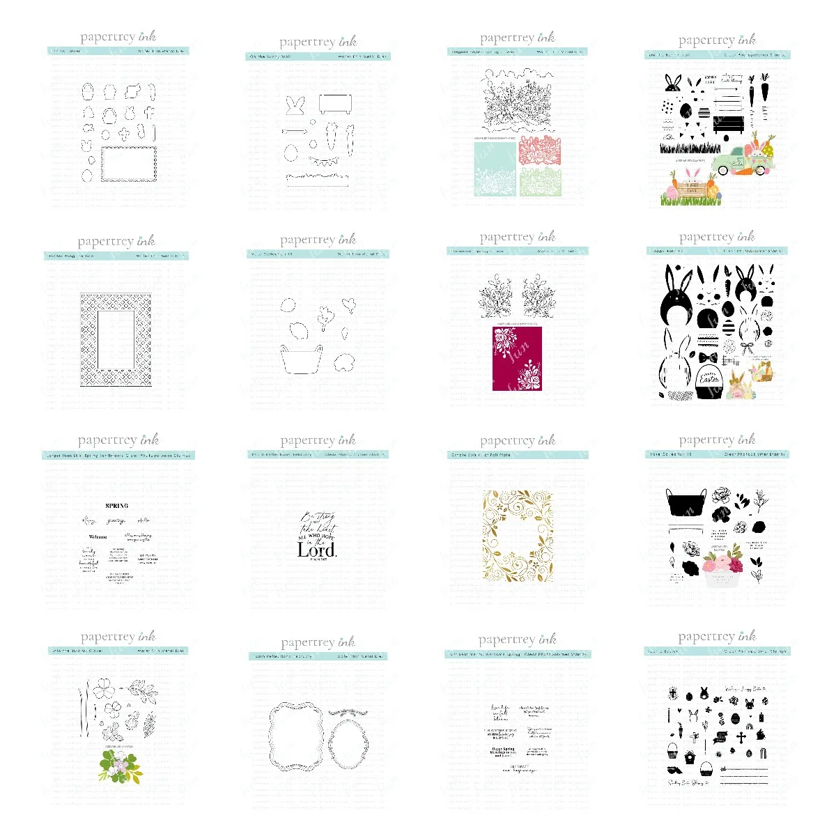 2023 New Easter Spring Sentiments Stamps Hot Foil Plates and Cutting Dies Crafts Diy Making Paper Card Scrapbooking Decoration