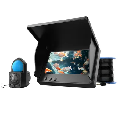 Portable Fish Depth Finder Water Handheld 1080P 4.3 Inch LCD Fish Finder Underwater 220° Fishing
