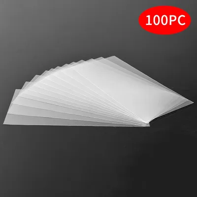 100/200PCS/lot Clear Paper Money Sleeves Currency Banknote Storage Bag Protector