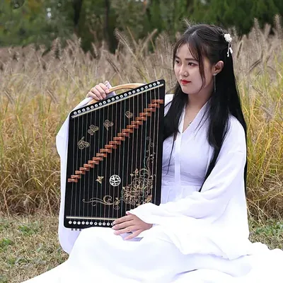 21 String Portable Guzheng for Kids Beginner Fingering Practice Small Guzheng Chinese Zither