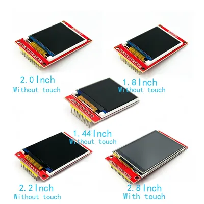 1.44/1.8/2.0/2.2/2.8 Inch TFT Color Screen LCD Display Module Drive ST7735 ILI9225 ILI9341 Interface