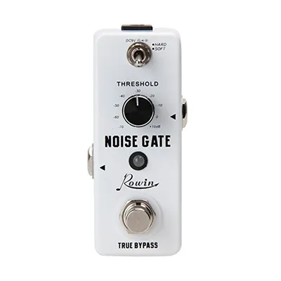Rowin Noise Gate Noise Reduction Suppressor Guitar Effect Pedal 2 Modes True Bypass Aluminum Alloy