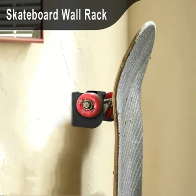 1 Pairs Skateboard Wall Mount Acrylic Skate Board Wall Holder Display Rack Indoor Floating