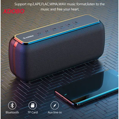 XDOBO X8 60W Portable Speakers Bluetooth-compatiable Bass Subwoofer Wireless Waterproof 6600mAh TWS